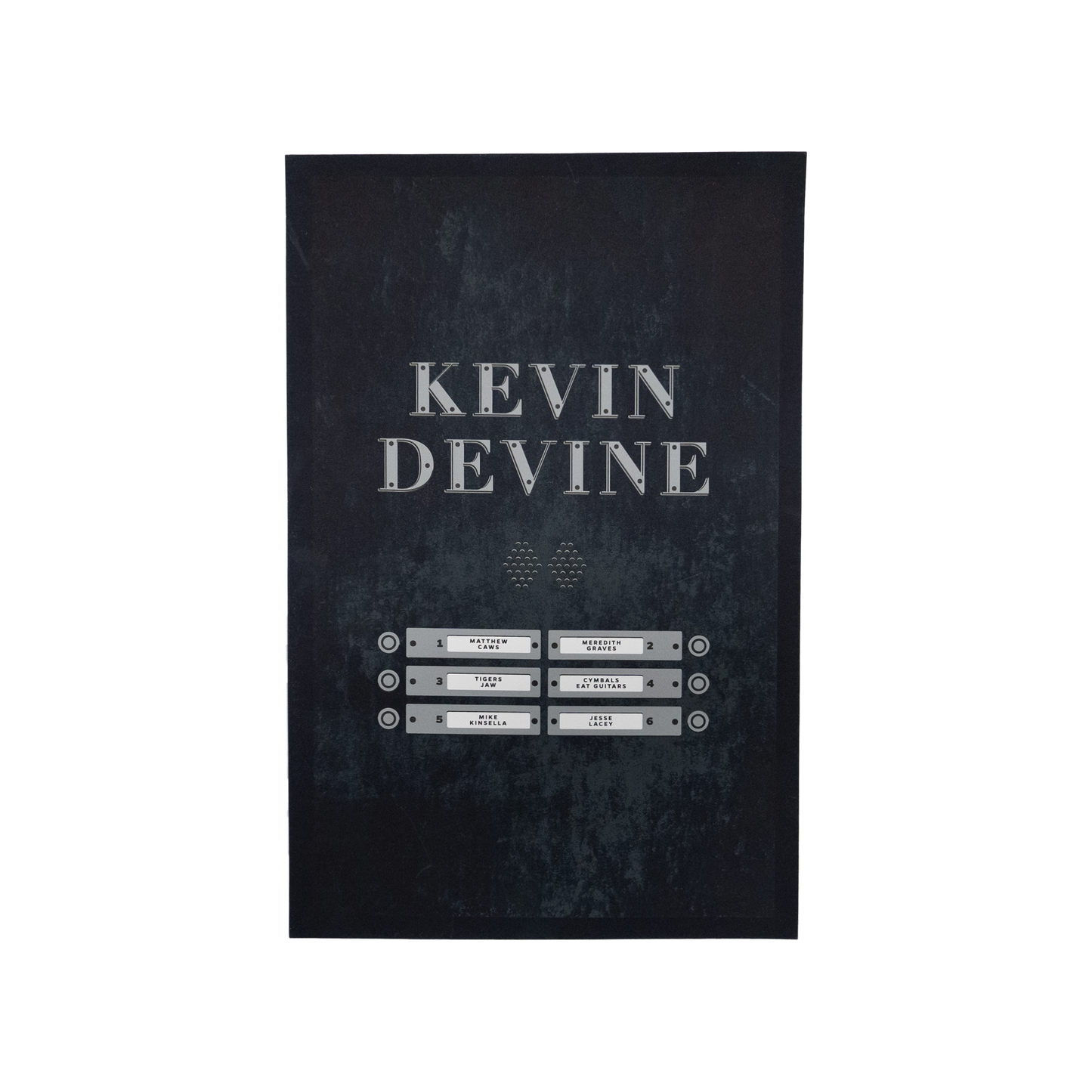 Kevin Devine Merch - Devinyl Splits 1 Poster