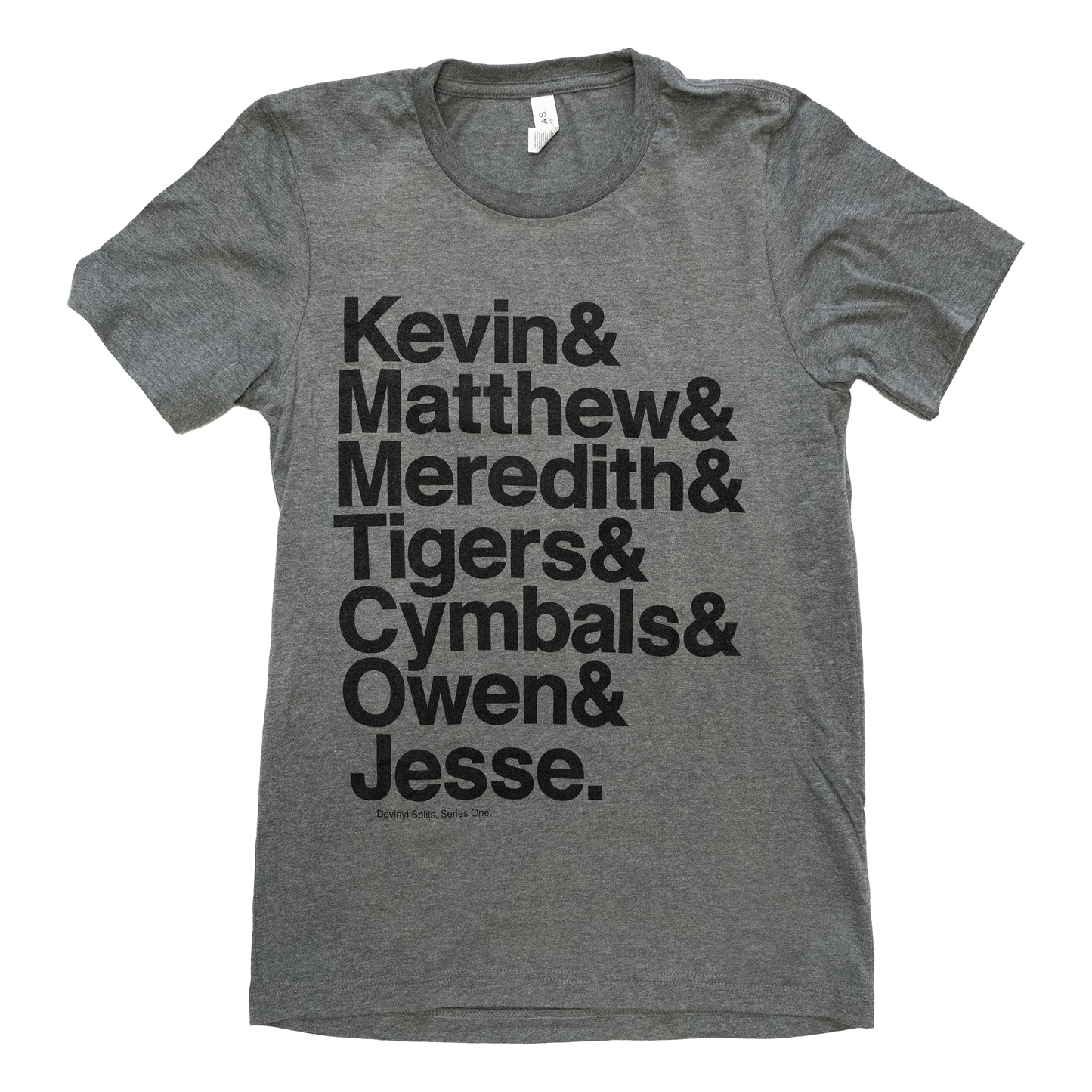 Kevin Devine Merch - Devinyl Splits Tee